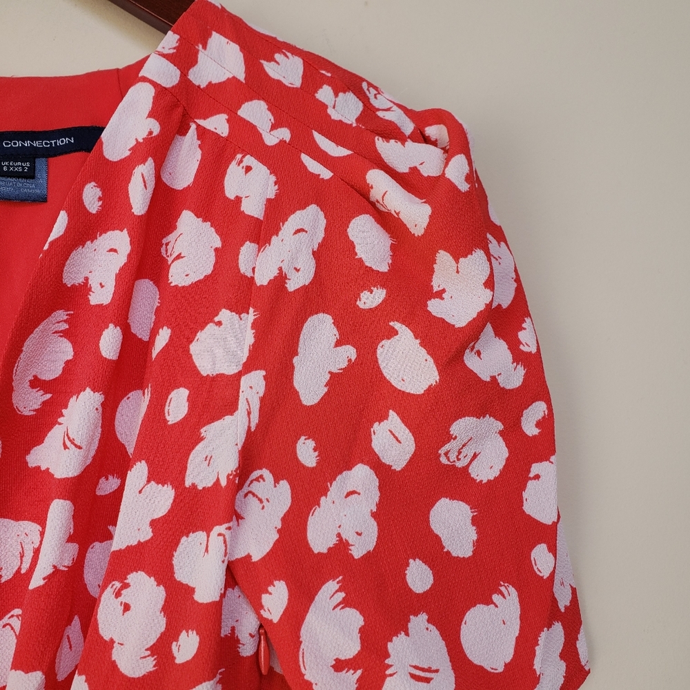 FRENCH CONNECTION midi dress with tie waist - Picture 3 of 7